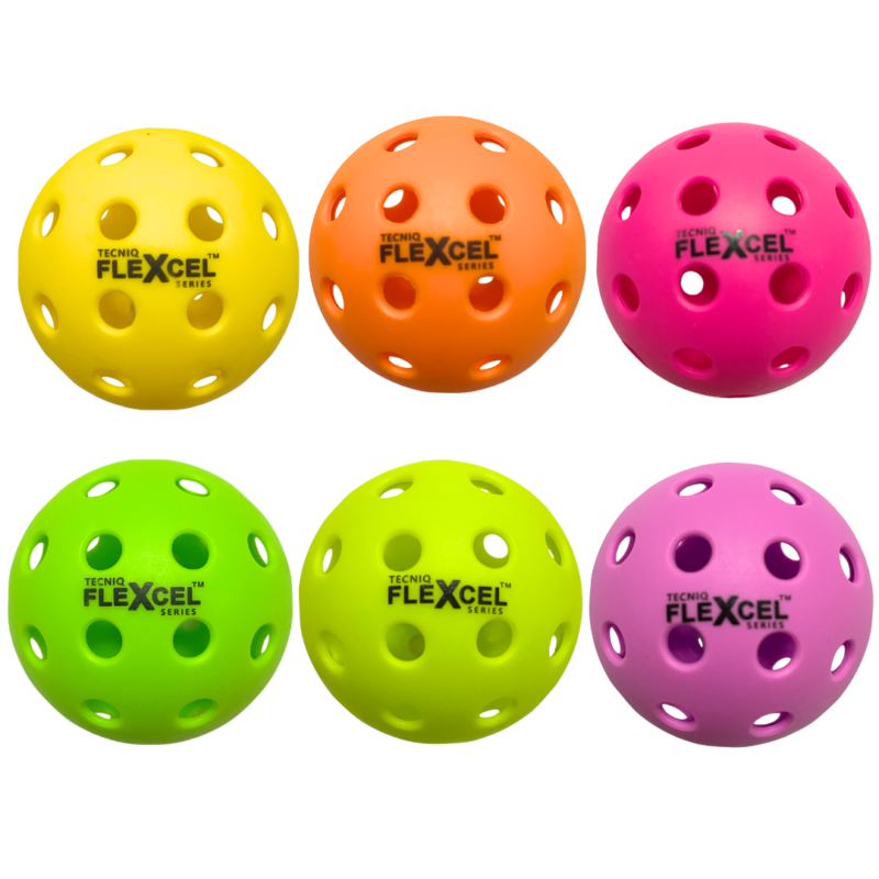 TECNIQ FLEXCEL Pickleball outdoor ball 40 holes