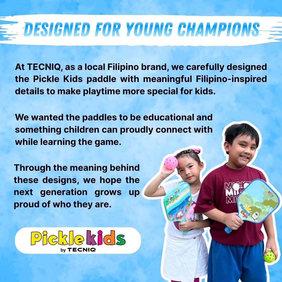 TECNIQ Kids Paddle Pickleball Paddle for Kids with Carry Bag and Pickleballs - Image 3