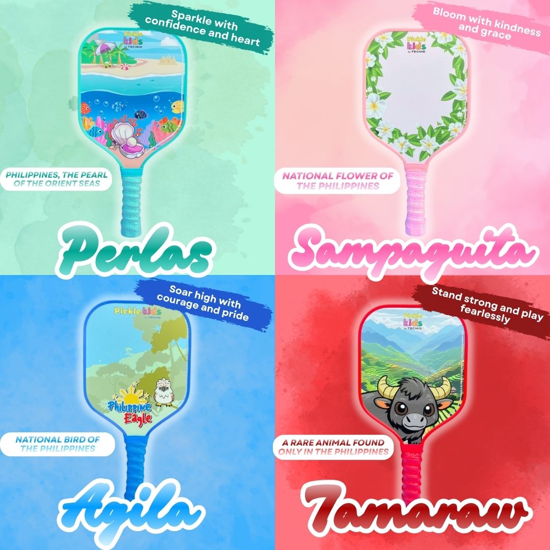 TECNIQ Kids Paddle Pickleball Paddle for Kids with Carry Bag and Pickleballs - Image 4